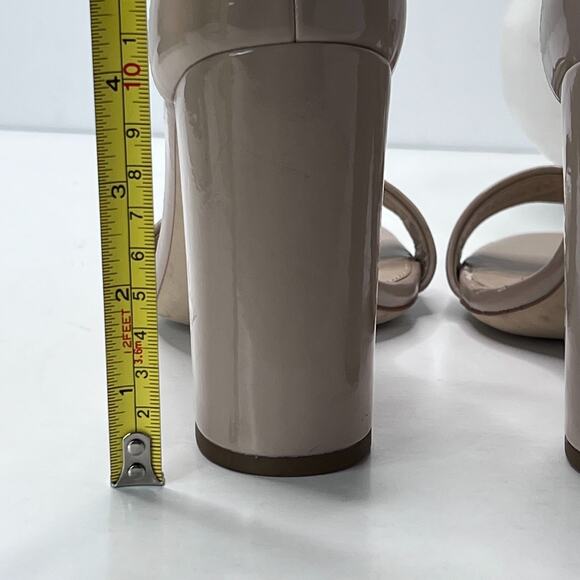 Sam Edelman Yaro Ankle Strap Block Heel Sandal Buckle Beige Women's 9 M - Picture 9 of 10